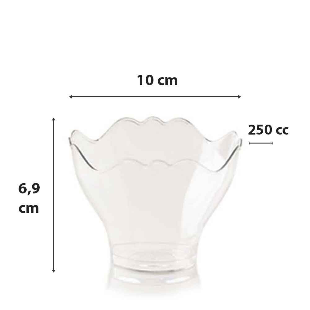 Coppette monoporzione finger food gelato dolci PreGo 250 ml - PapoLab