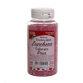 Zucchero colorato rosa 200 g decorazioni zucchero filato - PapoLab