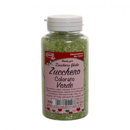 Zucchero colorato verde 200 g decorazioni zucchero filato - PapoLab