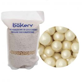 Perle di zucchero grandi bianco perla 1kg Bakery in offerta - PapoLab