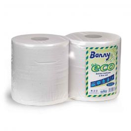 2 bobine Bonny Eco carta cellulosa ecologica 2 veli professionale - PapoLab