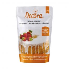 Cremor tartaro Decora 50g per dolci in offerta - PapoLab