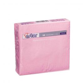 Tovaglioli di carta ovatta Astor 33x33 rosa in offerta - PapoLab