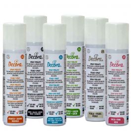 Colorante Alimentare in Polvere Spray Glitter Argento 10g - PapoLab