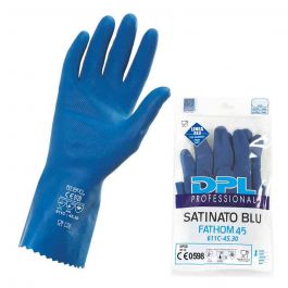 Guanti da lavoro SATINATO BLU Fathom 45 taglie assortite - PapoLab